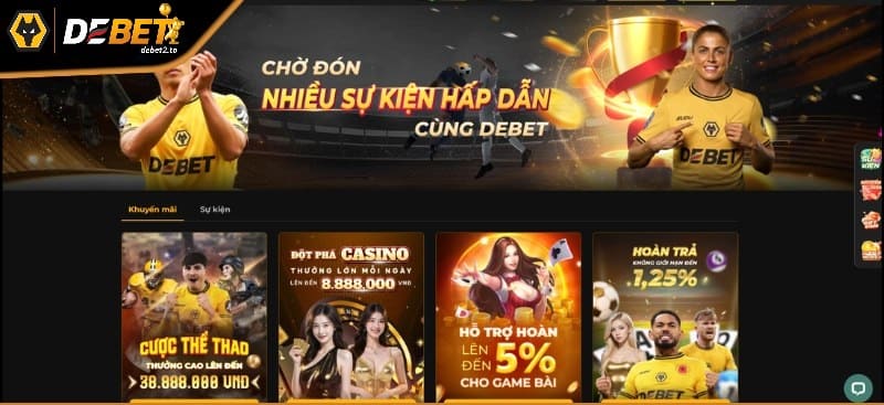 Những ưu đãi siêu hấp dẫn chỉ có tại Debet